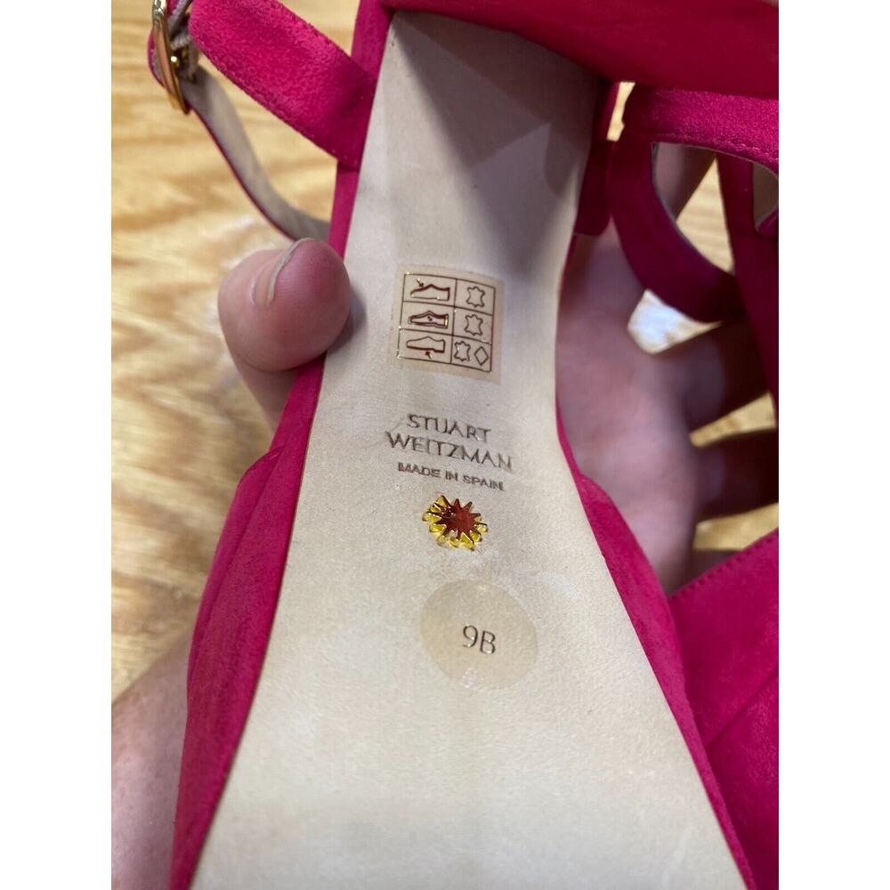 Stuart Weitzman Platform High Heels Women's 9 B P… - image 5
